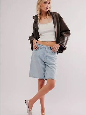 NWT AGOLDE 34 Risha Jean Shorts Fragment